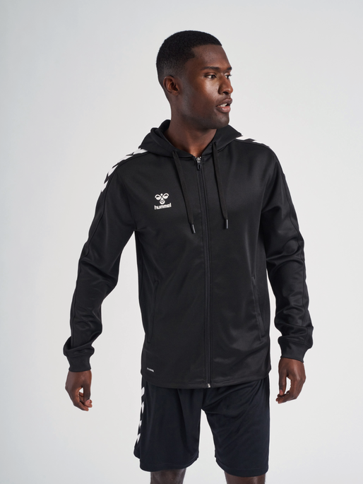 hmlCORE XK POLY ZIP HOOD SWEAT 1 hmlCORE XK POLY ZIP HOOD SWEAT