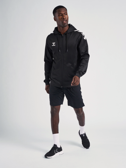 hmlCORE XK POLY ZIP HOOD SWEAT 2 hmlCORE XK POLY ZIP HOOD SWEAT