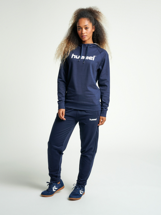 HUMMEL GO COTTON LOGO HOODIE WOMAN 2 HUMMEL GO COTTON LOGO HOODIE WOMAN