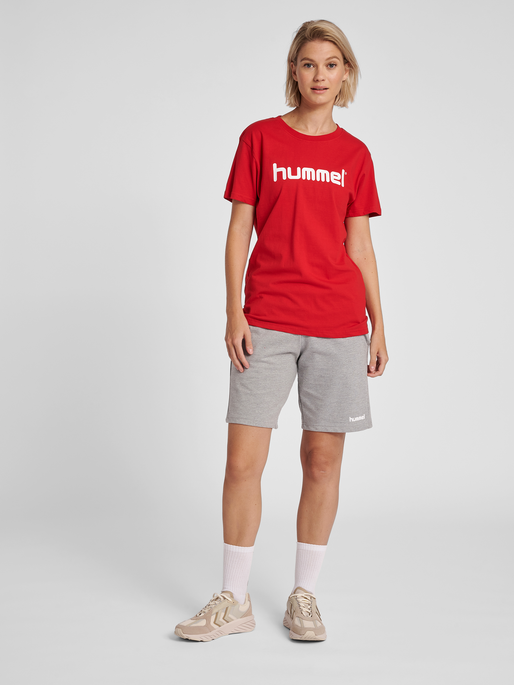 HUMMEL GO COTTON LOGO T-SHIRT WOMAN S/S 2 HUMMEL GO COTTON LOGO T-SHIRT WOMAN S/S