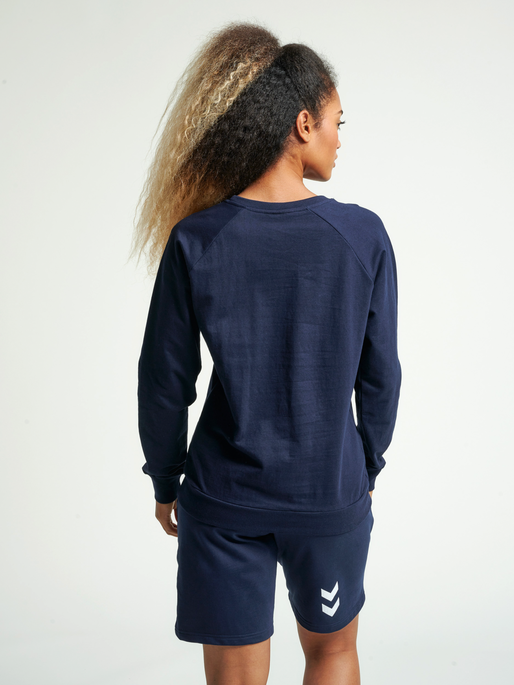 HUMMEL GO COTTON LOGO SWEATSHIRT WOMAN 3 HUMMEL GO COTTON LOGO SWEATSHIRT WOMAN